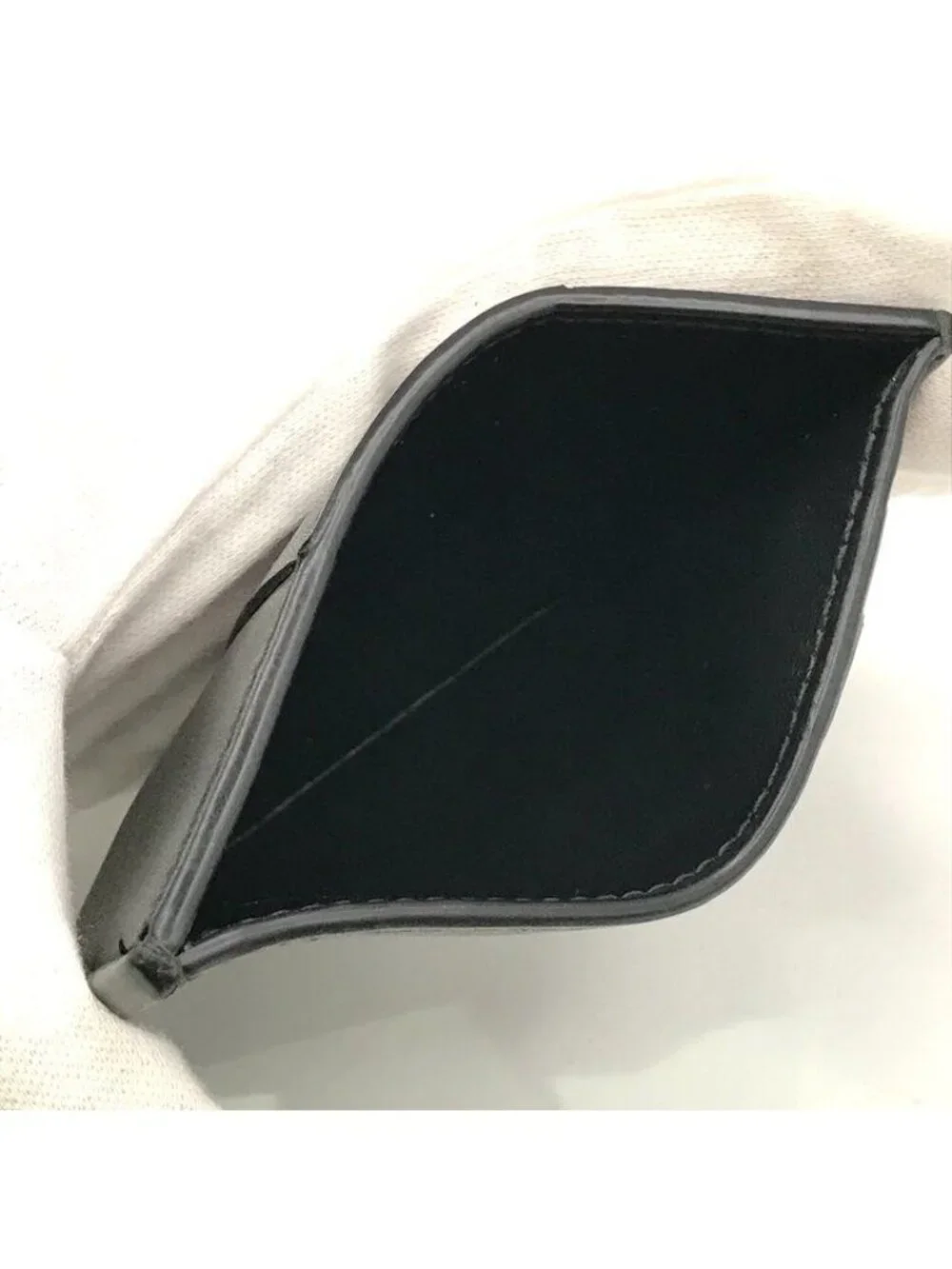 Bottega Veneta Intrecciato Leather Card Case Wallet Black
